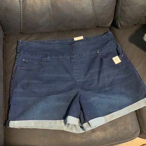 Time and tru stretch shorts